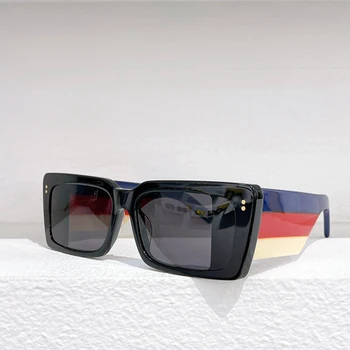2023 Нови ацетатные слънчеви очила, мъжки ретро класически дизайнерски очила с UV400, улични женски квадратни слънчеви очила ръчно изработени