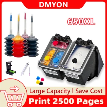 DMYON 650XL за Deskjet 1015 1515 2515 2545 2645 3515 3545 4515 4645 Сменяеми касети за принтери HP 650 XL HP 650xl hp 650