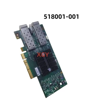 Оригинална за HP 518001-001 516937-B21 MNPH29D-XTR ConnectX-2 Двоен 2x SFP + lan адаптер 10 Gb, PCI-e x8100% Тествана е