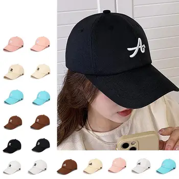 Продажба на едро Скъпа бейзболна шапка за жени, мъже, пролетно-есенна мека бейзболна шапка с бродирани букви, дамски ежедневни солнцезащитная шапка за пътуване