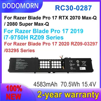 DODOMORN Нова Батерия RC30-0287 За Razer Blade Pro 17 2019 2020 RZ09-0287 RZ09-02876 RZ09-02877 RZ09-03295 Бърза доставка