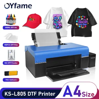 OYfame A4 DTF Принтер A4 A3 DTF Трансферния Принтер impresora dtf A4 За Дънки Качулки на Тъканта, Облекло А4 тениска на печатна машина