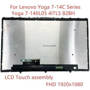 14 инча в събирането на Lenovo YOGA 14c Yoga 7-14C Series Yoga 7-14IIL05 4ITL5 82BH 2021 лаптоп със сензорен екран FHD NV140FHM-N63