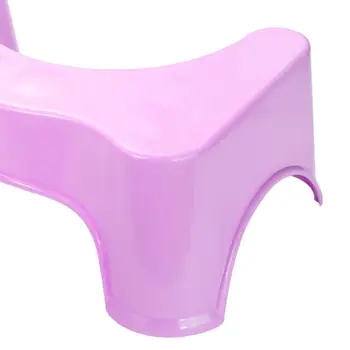 Табуретка-стремянка за приучения деца до тоалетните, противоскользящий столче за баня, розов