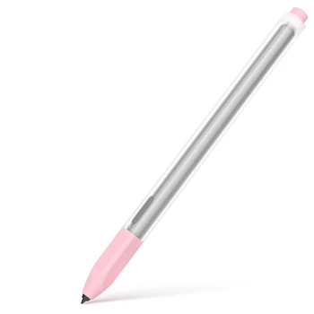 Калъф за писалка за Samsung Galaxy Tab S7/S8, джоб за стилус за таблет, нескользящий защитен калъф от падане, розов
