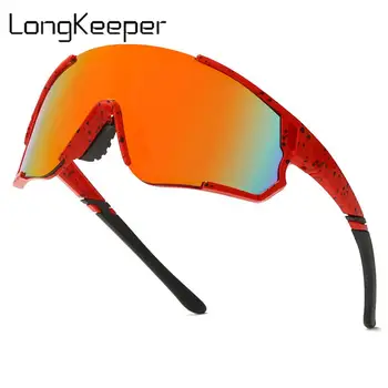Longkeeper Улични мъжки слънчеви очила за колоездене, шоссейный колоездене, планински слънчеви очила за мъже, дамски спортни очила за каране Uv400, защитни очила