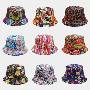 Лятна солнцезащитная шапка, обратима жълта патешки панама за мъже, жени, памучен панама за момичета, плажна, градинска, рибарска шапка