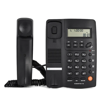 Стационарен телефон P82F TC-9200 Настолен телефон с Шантавите си абонат за работа и дом с пестене на място