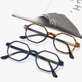 ZENOTTIC 2023 Очила за четене, Мъжки Модни Ретро слънчеви Очила с анти-синя светлина, Дамски слънчеви Очила, HD, Анти-умора, Огледало За четене, Очила за Далекогледство