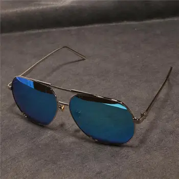 160 мм извънгабаритни поляризирани слънчеви очила мъжки черни слънчеви очила за мъже, метален корпоративна дизайн с голямо лице