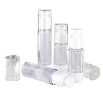 30 мл Флакон за преносим козметични опаковки Пластмасови празни контейнери Бутилка от 50 мл прозрачен флакон за еднократна употреба бутилка с безвоздушным спрей