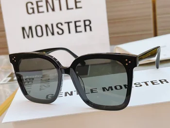 Оригиналната фабрика НЕЖНО MONSTER GM FLATBA си серия Луксозен дизайн на Модни мъжки и дамски слънчеви очила Класически ацетатные очила чифт