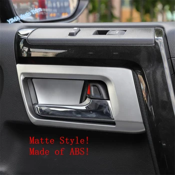 Lapetus Автостайлинг Вътрешна Дръжка Врата с Ръчно монтиране на малка перука на темето на Капака на Чашата е Подходяща За Toyota 4Runner 2010-2019 ABS Червено/, изработени От Въглеродни Влакна