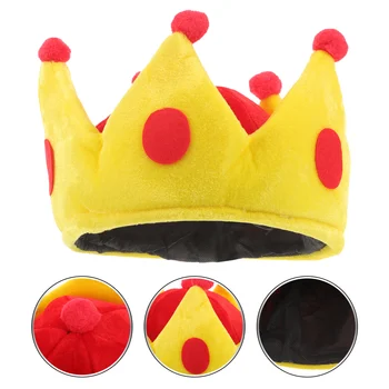 Карнавальная шапка с корона, вечерна шапка с корона, дамски шапка с корона, декоративни шапки, с корона на Хелоуин