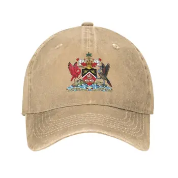 Нова мода памучен шапка унисекс стопанските Тринидад и Тобаго, бейзболна шапка за възрастни, регулируем шапка за татко, дамски мъжки спортни