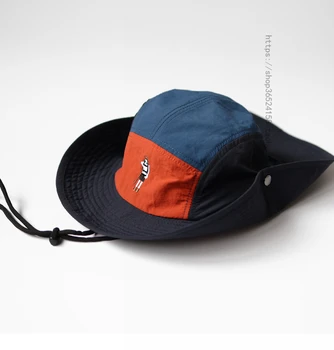 Алпийска шапка дамски нова лятна ретро цветовата гама на сенника солнцезащитная шапка, мъжки ежедневни шапка за риболов и къмпинг мода