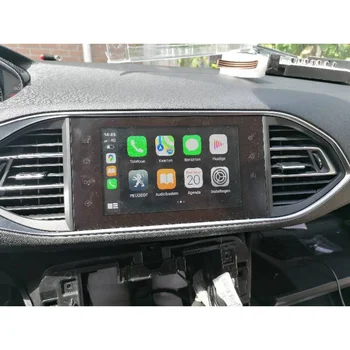 Автомобилната Навигация, WIFI CarPlay Android на авточасти За Citroen C4 Peugeot 308 DS5 DS6 C4L C3-XR C5 SMEG/SMEG + Интерфейс на гърба на Предна Камера