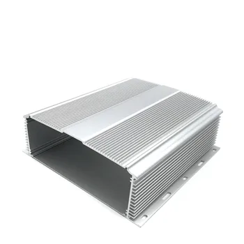 Корпуса на модула на печатната платка на изготвения по поръчка ОЭМ PC АЛВ26 80кс234кс250мм Електрически Анодирани Алуминиеви Пресовани Разпределителните Скоростна приложения