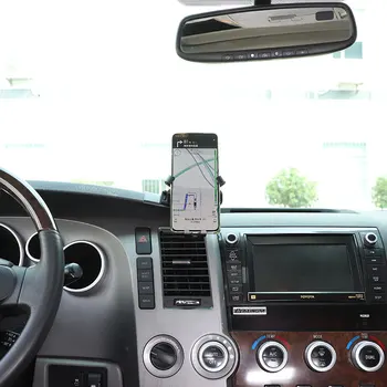 За Toyota Tundra 2007-2013 ABS, черен автомобилен общо отвеждане, държач за мобилен телефон, скоба за GPS-навигация, аксесоари за автомобили