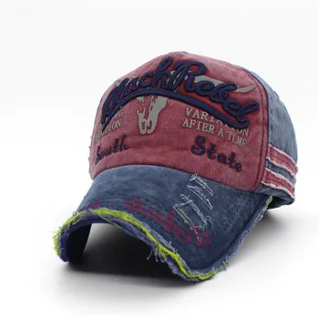 Нова лятна памучен бейзболна шапка с надпис в стил ретро, спортни шапки за улицата, женски выстиранные реколта шапки за татко, мъжки и женски