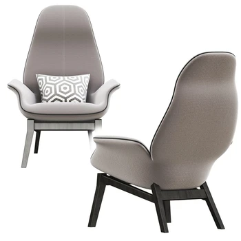Индивидуален италиански стил онлайн, луксозен плат за почивка на балкона, минималистични диван-стол за един човек, скандинавски дизайн