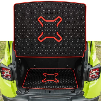 TML Гумена карго подложка на задния товарен тава, подложка за багажника, протектор за 2015 2016 2017 2018 2021 Jeep Renegade