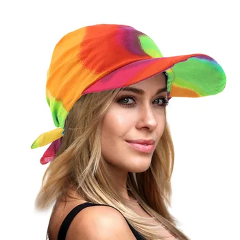 Нов женски памук забрадка с пейсли, - шапка с козирка и широка периферия, солнцезащитная шапка, летни плажни слънчеви шапки с защита от uv регулируема бейзболна шапка
