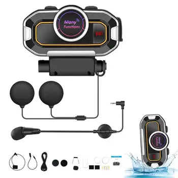Каски Безжични слушалки мотоциклетът безжични слушалки със стерео звук 5.0 Външни каски Слушалки, FM радио и стереомузыка