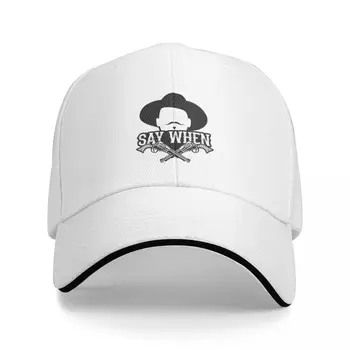 Бейзболна шапка за мъже и жени, с каишка за инструменти Док Холидей Say When Смешни Hat шапка за голф