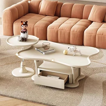 Чай маса в скандинавски стил, дървени кафе, диван, централните маси, бас, облачен диван, комплекти градински мебели за антре, Таволини Да Салотто