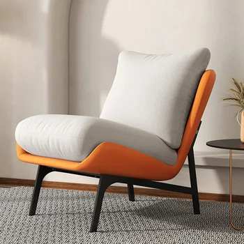 Столове за дневна в скандинавски стил, луксозни и модерни столове за всекидневна с възможност за сгъване на облегалката, единични шезлонги, мебели за двор WRXXP