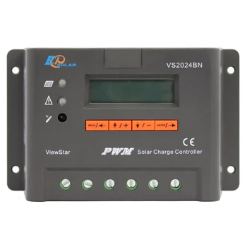 VS2024BN 12/24 В 20A PWM евтин контролер за зареждане на слънчева батерия за домашно ползване