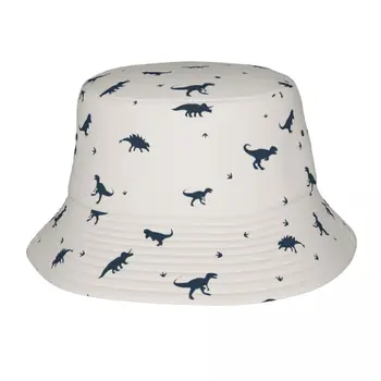 Динозаврите шапка Модни солнцезащитная шапка Градинска рибарска шапка за жени и мъже, наградата на плажни шапки, риболовна шапка