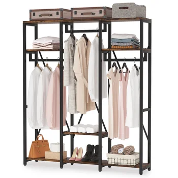 Тежки отделно стоящи закачалки за дрехи, Система организаторите за шкафове с рафтове за закачане на дрехи
